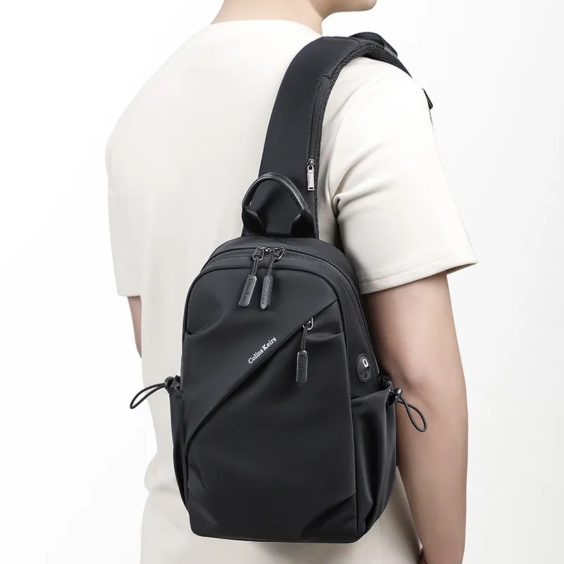 COLINS KEIRS Oxford Crossbody Bag Sling Bags Regular Men's Black-8