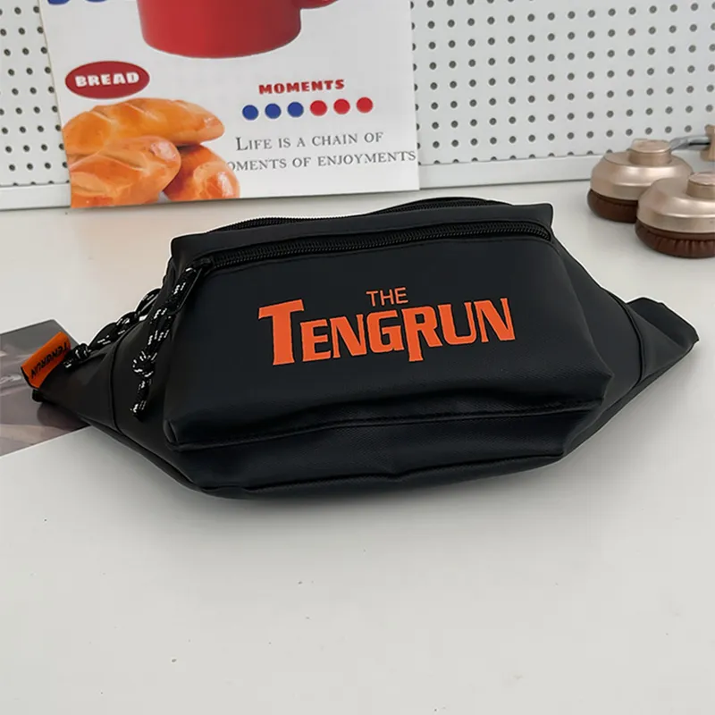 COLINS KEIRS Fabric Fanny Pack Regular Unisex Black/Khaki/Gray-10