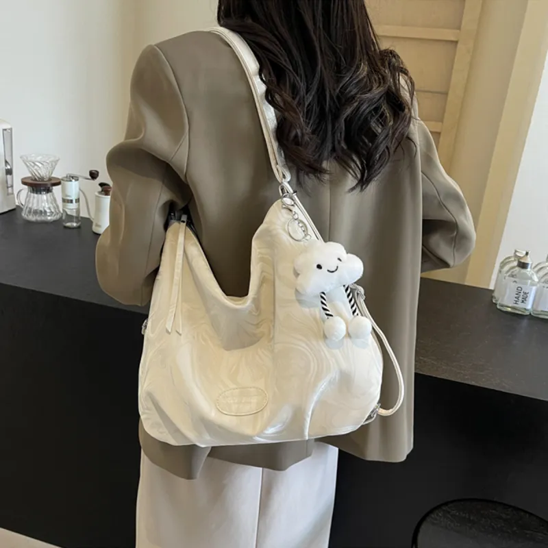 COLINS KEIRS PU Shoulder Bag Regular Women's Ecru-3