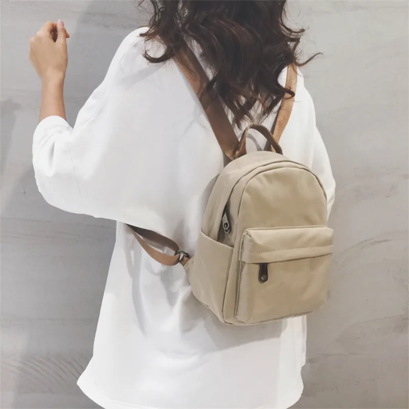 COLINS KEIRS Nylon Fabric Backpack Women's Apricot-2