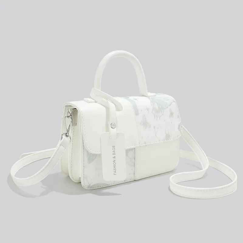 COLINS KEIRS Synthetic Leather Crossbody One Shoulder Handbag Regular Women's White-1