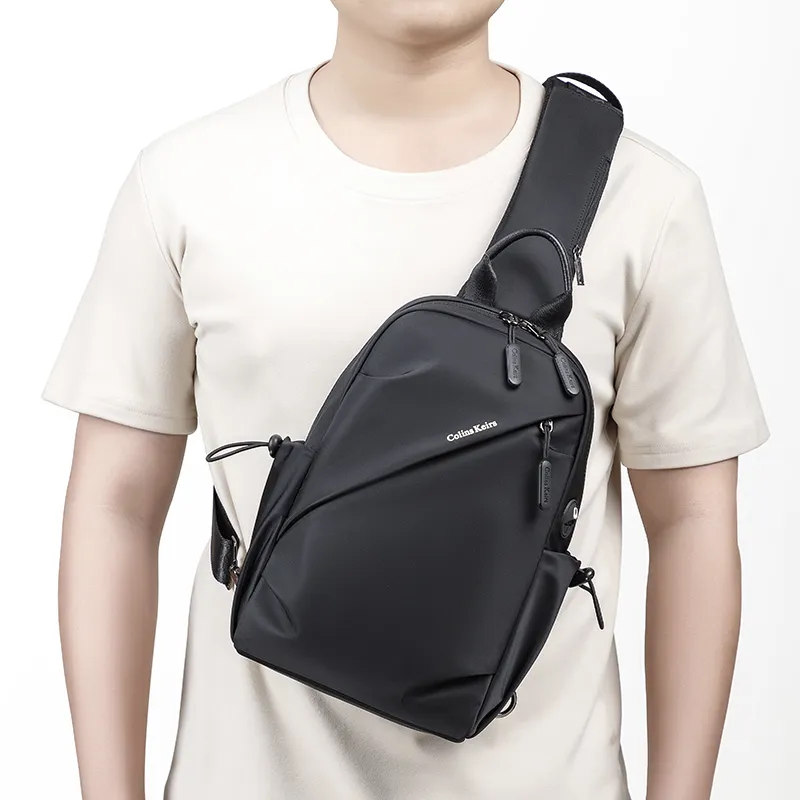 COLINS KEIRS Oxford Crossbody Bag Sling Bags Regular Men's Black-6