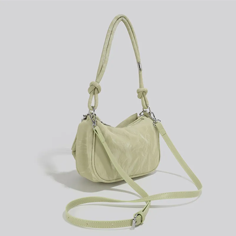COLINS KEIRS Synthetic Leather Premium Texture Pearl Decoration Fashion Crossbody Shoulder Bag Regular Women's Green-2