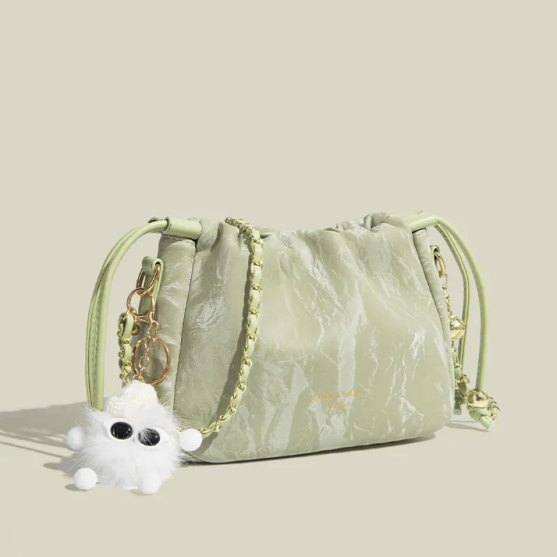 COLINS KEIRS Synthetic Leather Shoulder Bag, Crossbody Bag Regular Women's Green-1