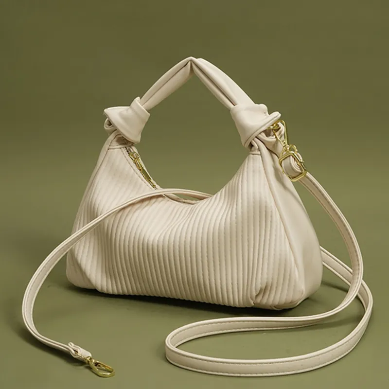 COLINS KEIRS Synthetic Leather Handbag Women's Ecru-4