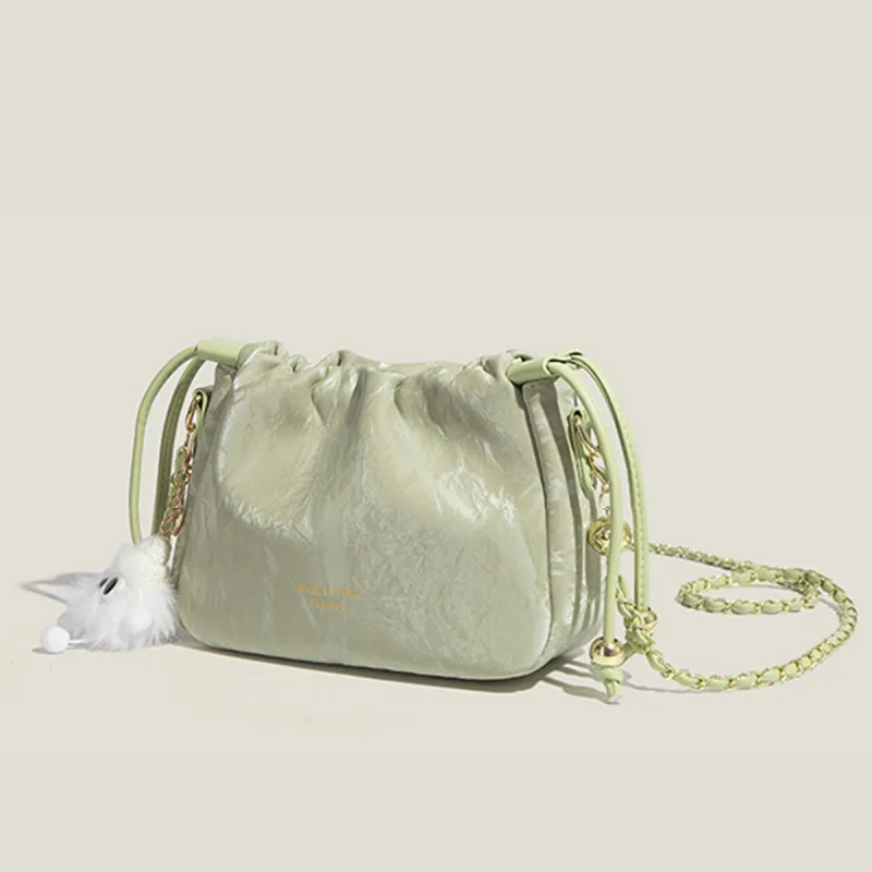 COLINS KEIRS Synthetic Leather Shoulder Bag, Crossbody Bag Regular Women's Green-5