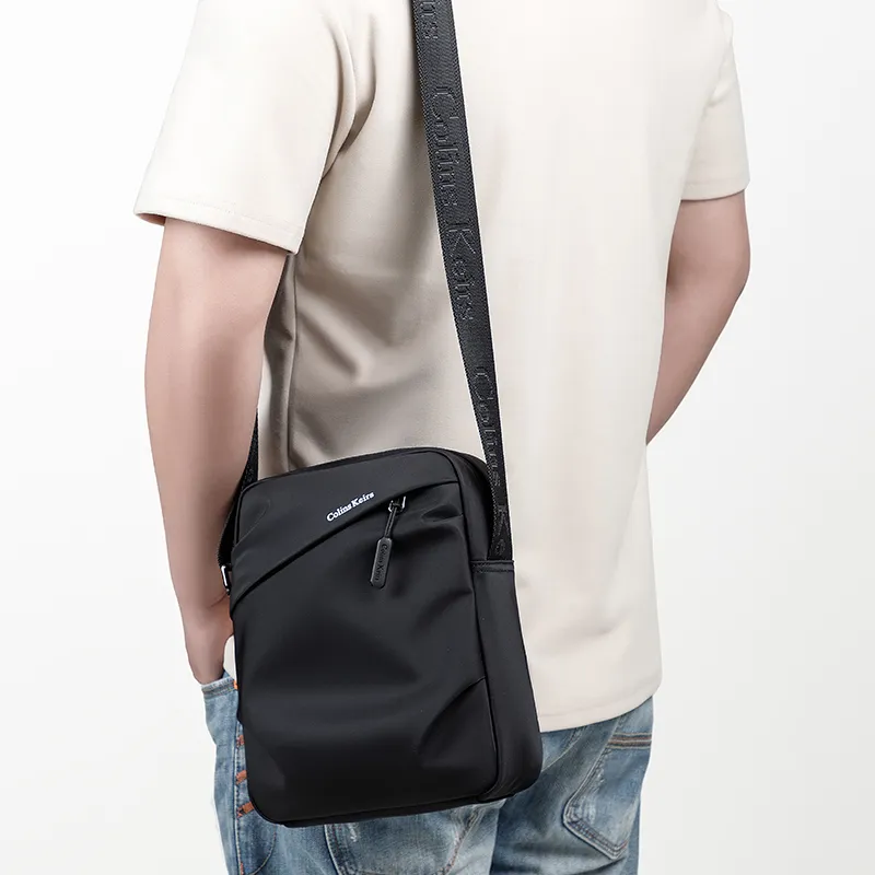 COLINS KEIRS Oxford Crossbody Bag Shoulder Bag Office Bag Regular Men's Black-3