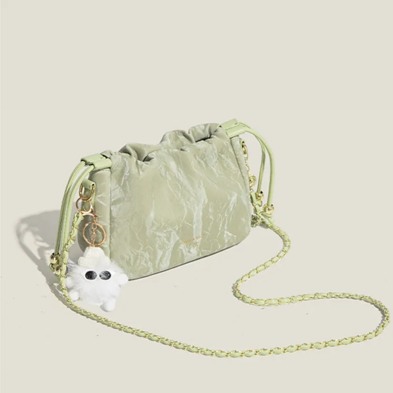 COLINS KEIRS Synthetic Leather Shoulder Bag, Crossbody Bag Regular Women's Green-7