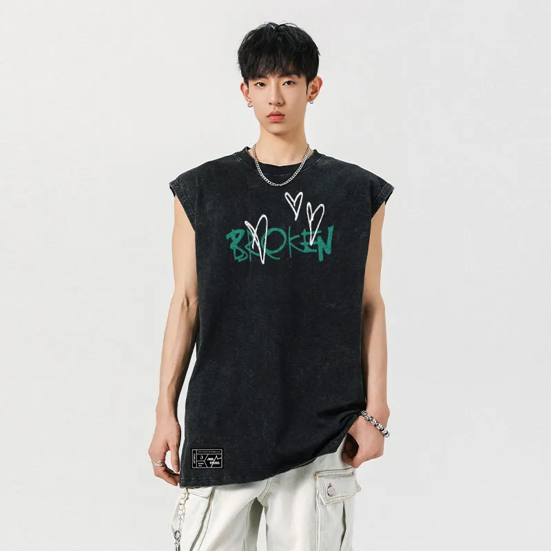 JINBEILE Tank Tops Unisex-2