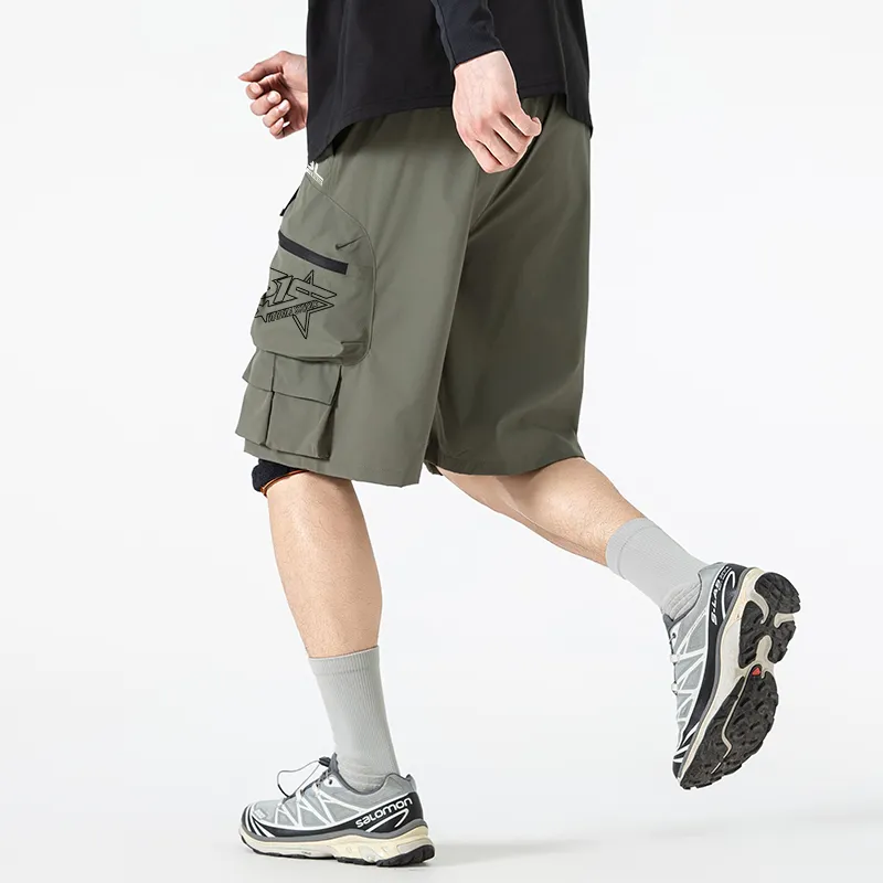 JINBEILE Cargo Shorts Unisex-14
