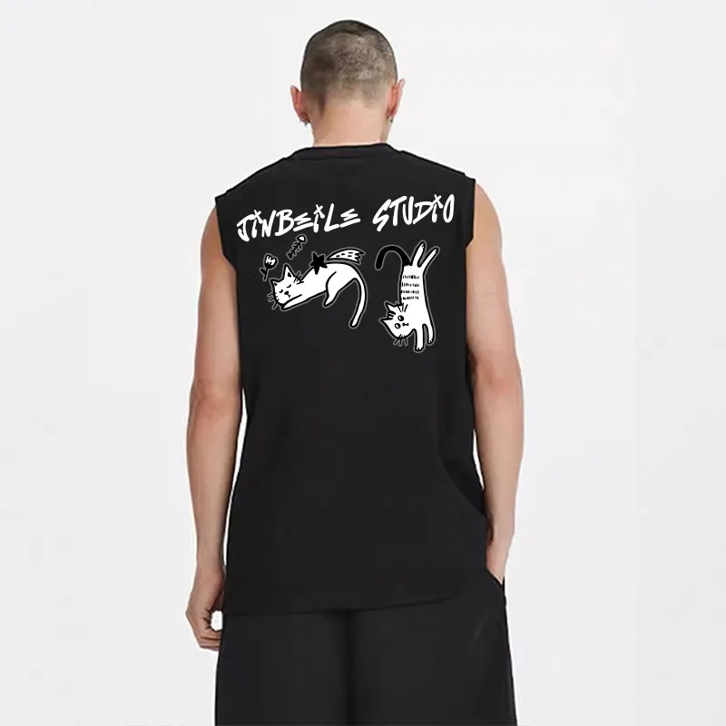 JINBEILE Tank Tops Unisex-2