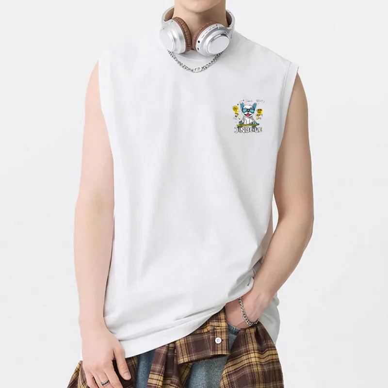 JINBEILE Tank Tops Unisex-6