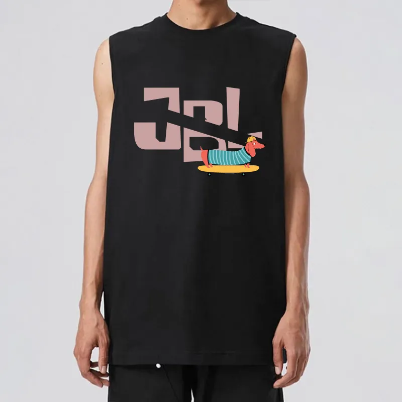 JINBEILE Tank Tops Unisex-2