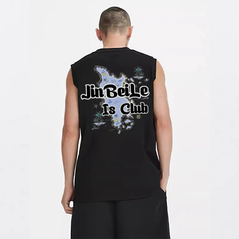JINBEILE Tank Tops Unisex-2