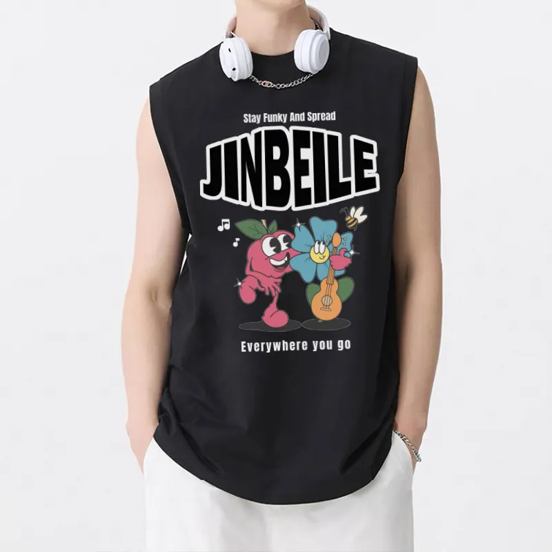 JINBEILE Tank Tops Unisex-6