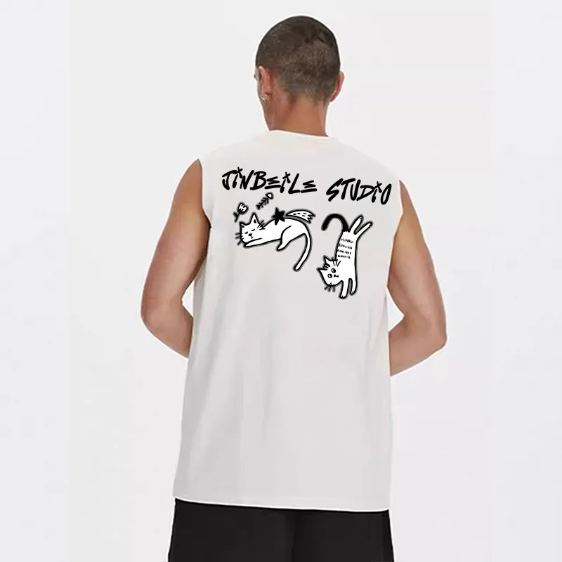 JINBEILE Tank Tops Unisex-6