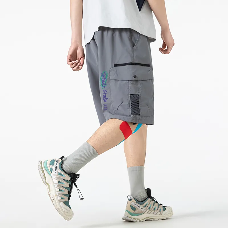 JINBEILE Cargo Shorts Unisex-14