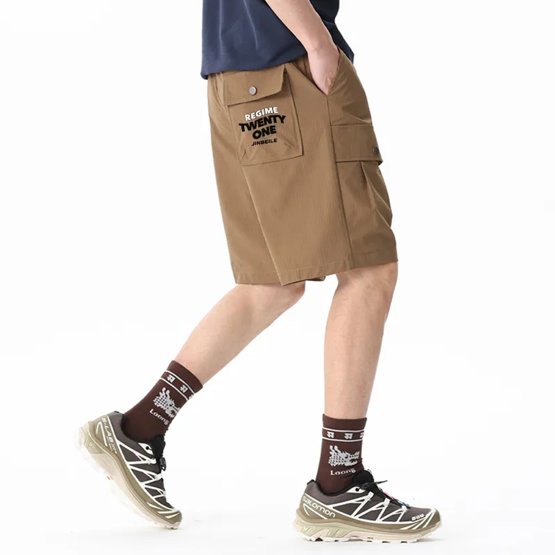 JINBEILE Cargo Shorts Unisex-11