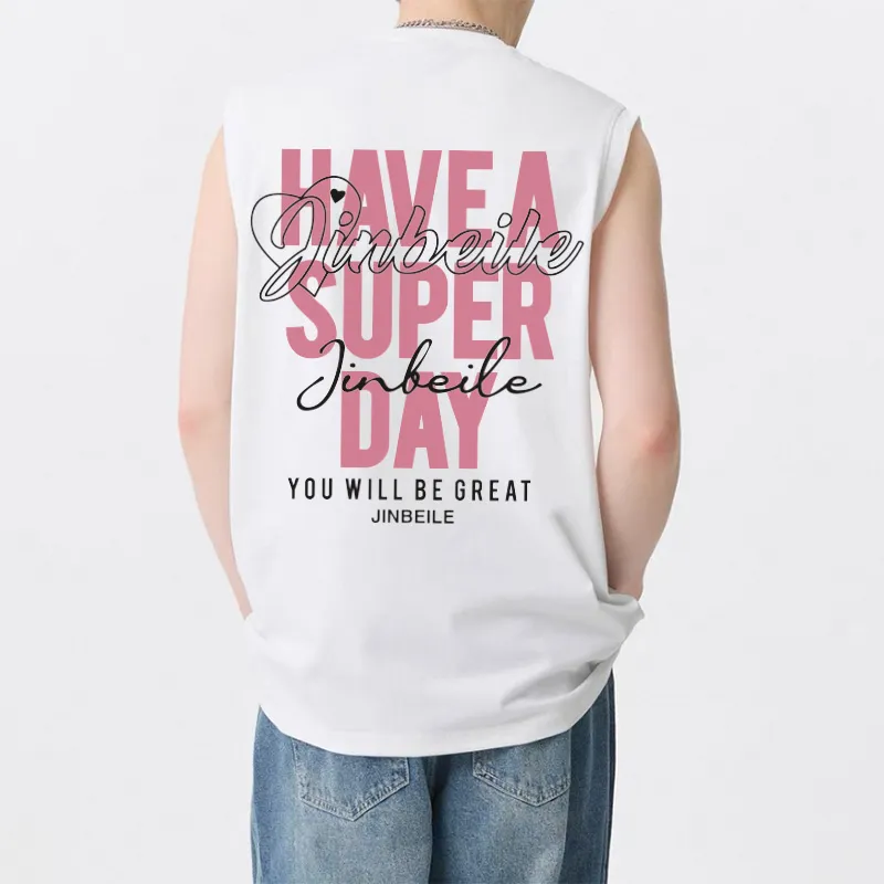 JINBEILE Tank Tops Unisex-6