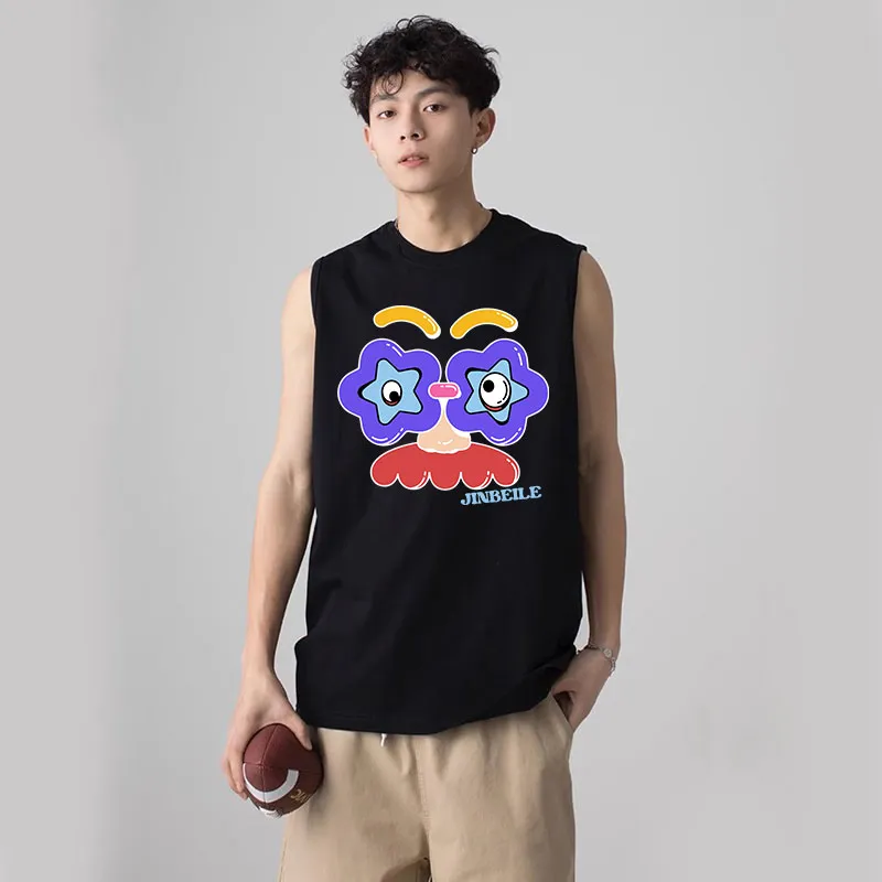 JINBEILE Tank Tops Unisex-2