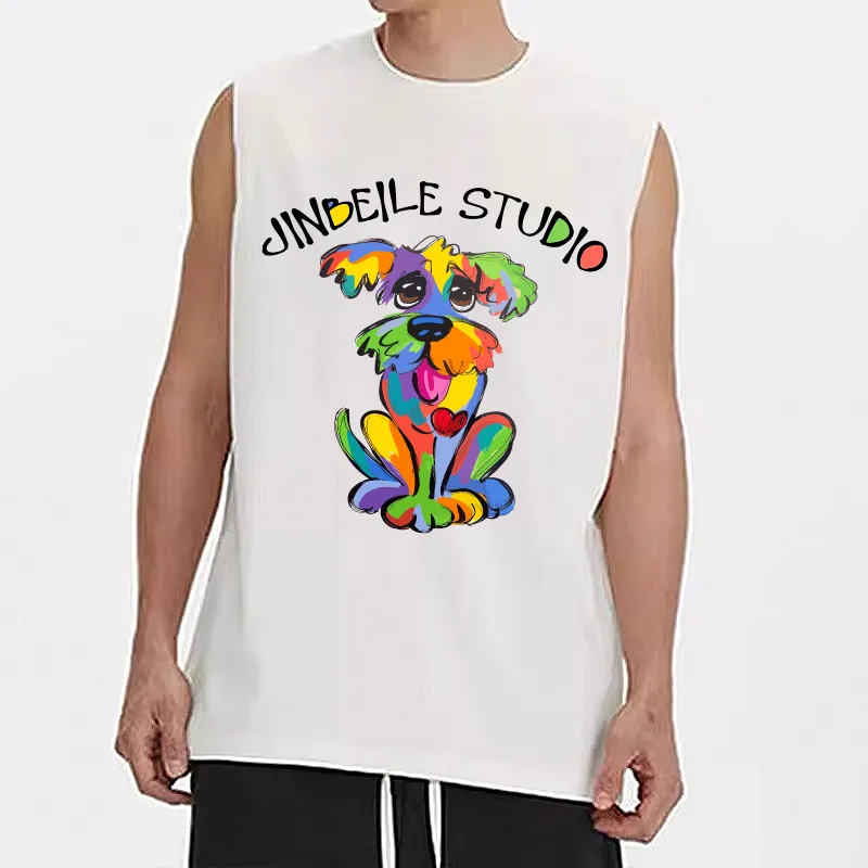 JINBEILE Tank Tops Unisex-2