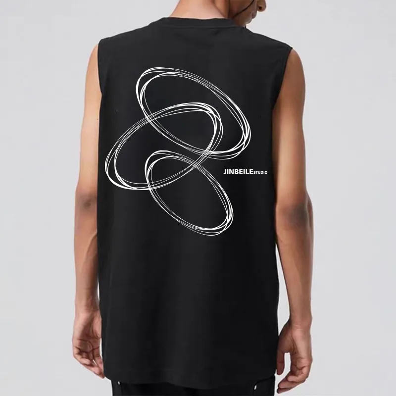 JINBEILE Tank Tops Unisex-2