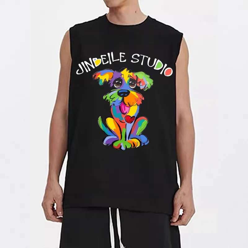 JINBEILE Tank Tops Unisex-6