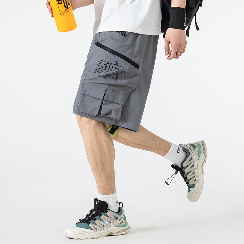 JINBEILE Cargo Shorts Unisex-7
