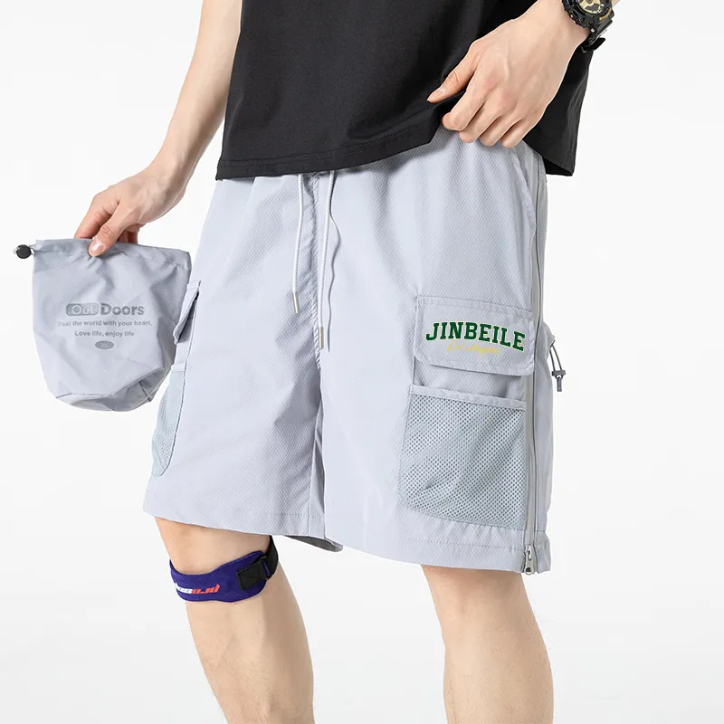 JINBEILE Cargo Shorts Unisex-15