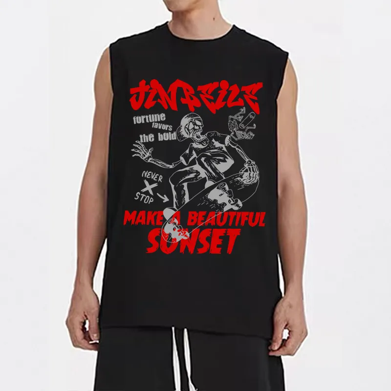JINBEILE Tank Tops Unisex-2