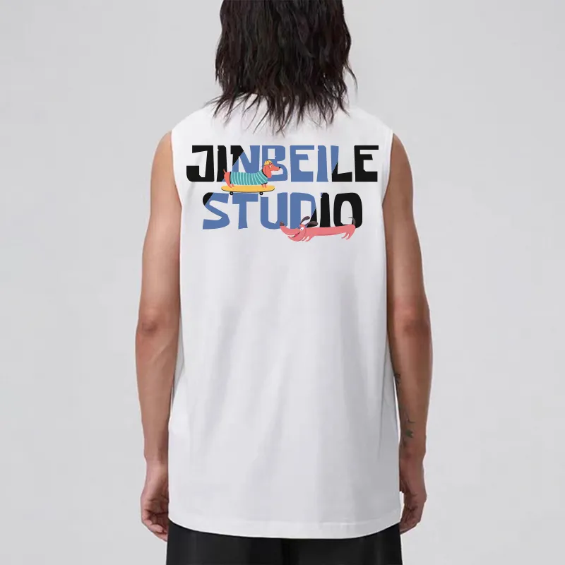 JINBEILE Tank Tops Unisex-7