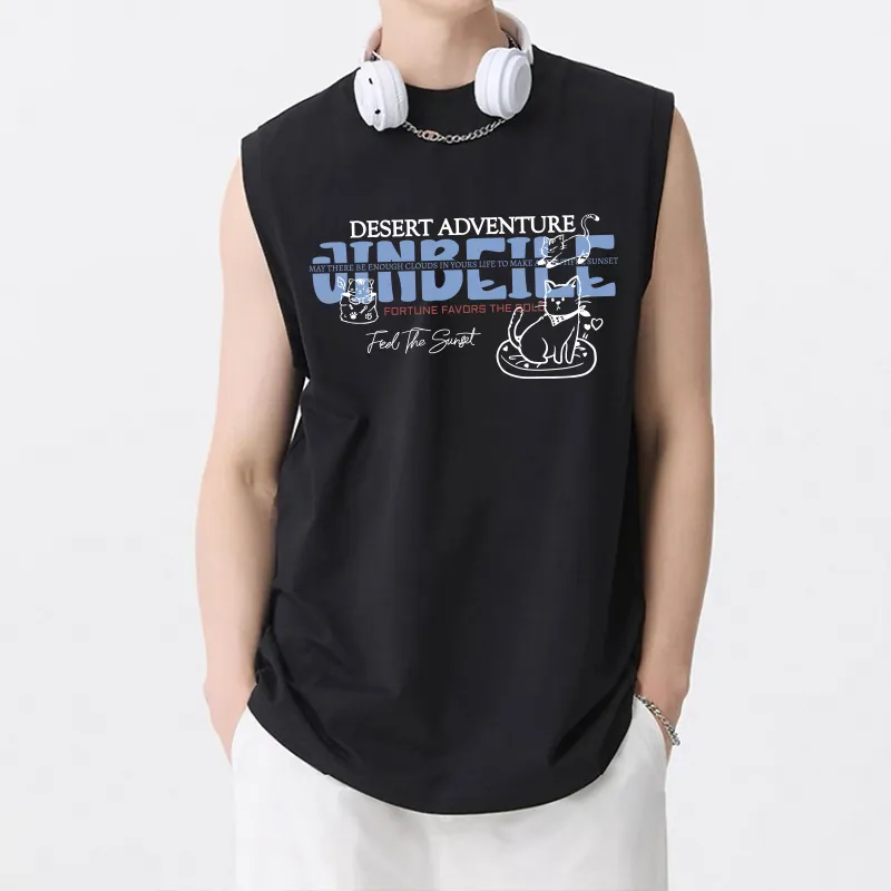 JINBEILE Tank Tops Unisex-2