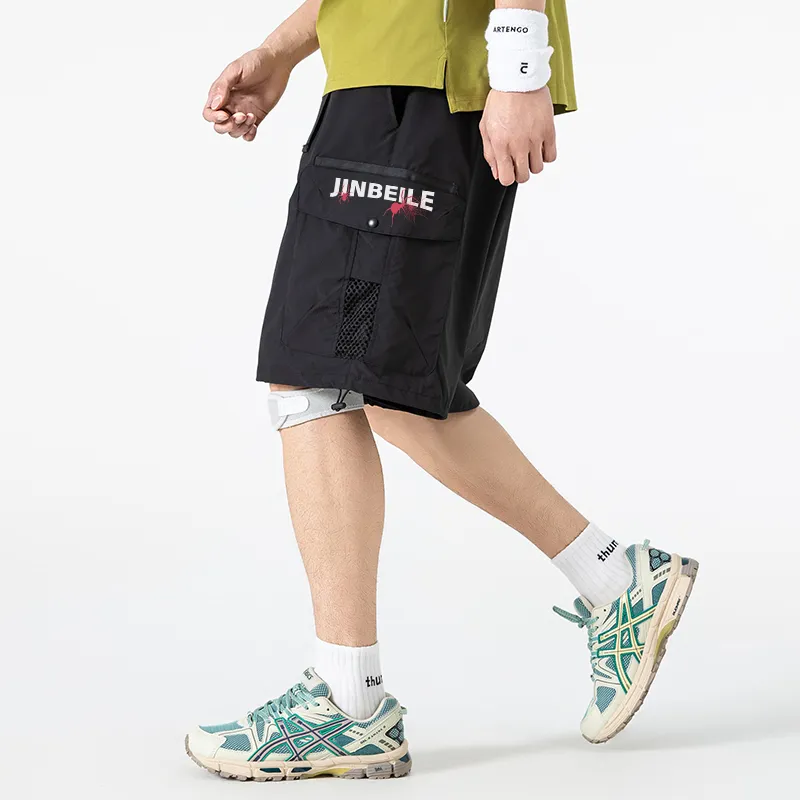 JINBEILE Cargo Shorts Unisex-11