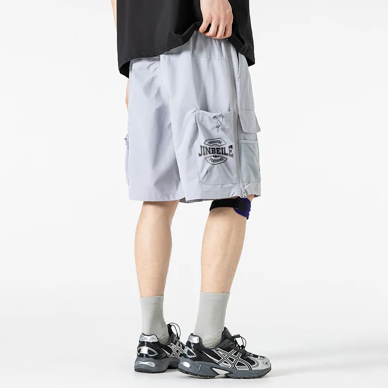JINBEILE Cargo Shorts Unisex-14