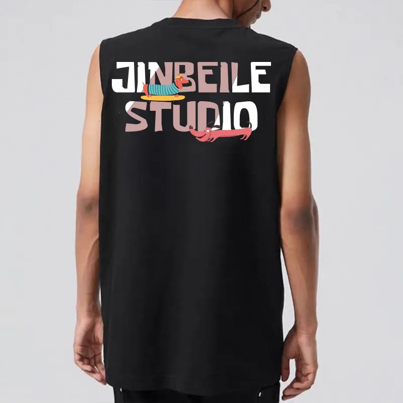 JINBEILE Tank Tops Unisex-3