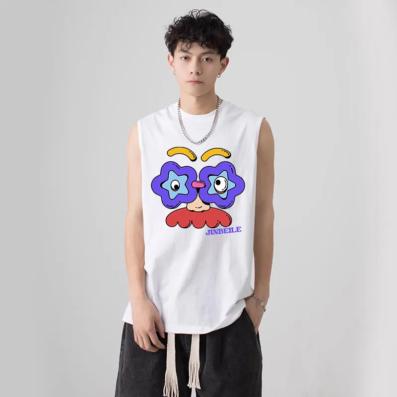 JINBEILE Tank Tops Unisex-6