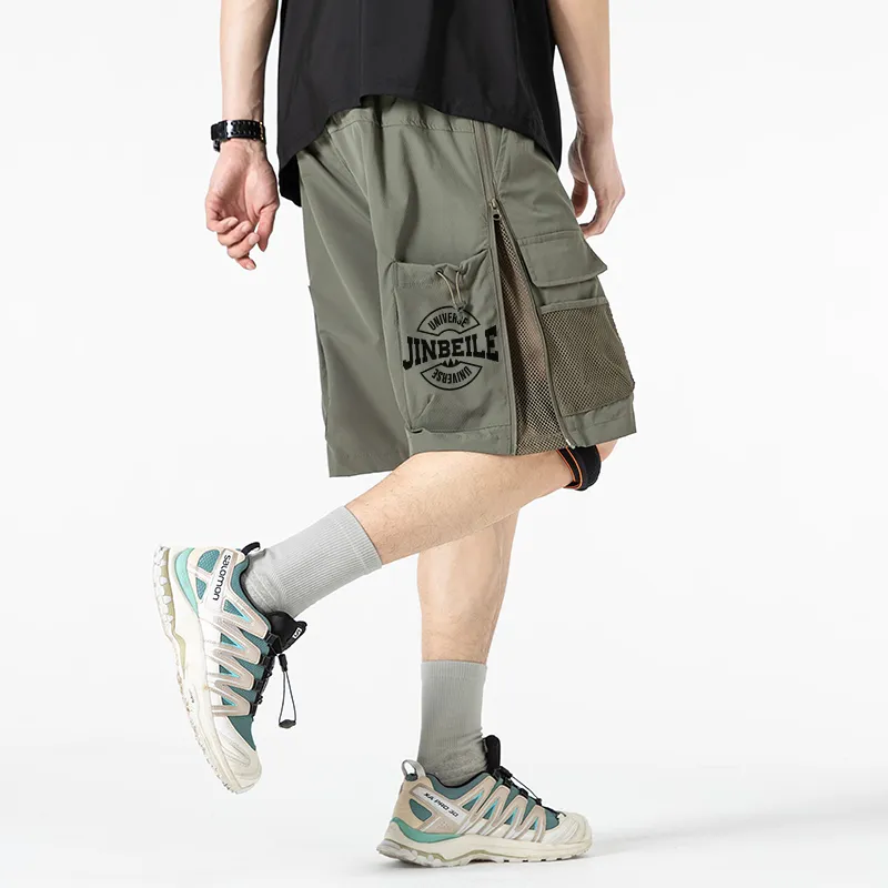 JINBEILE Cargo Shorts Unisex-11