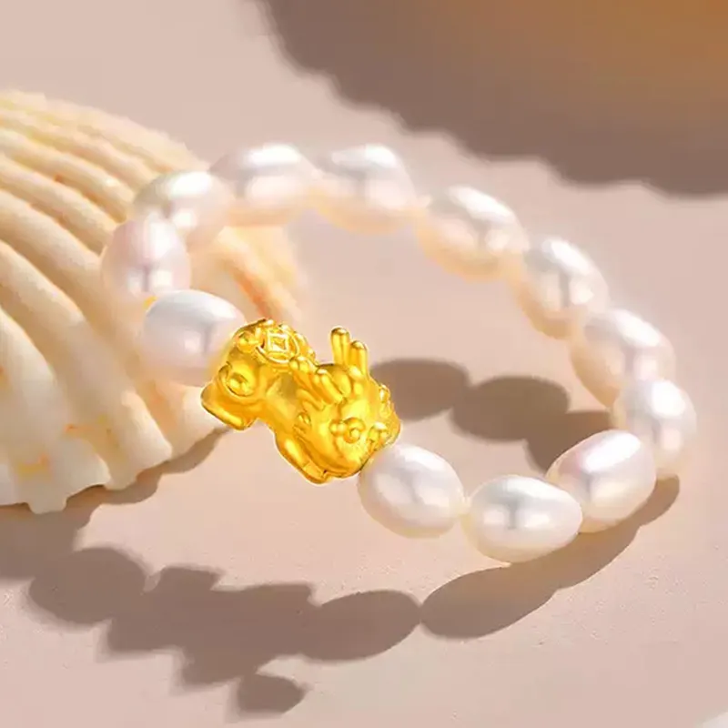 SINO GEM Pearl Rings Women's-2