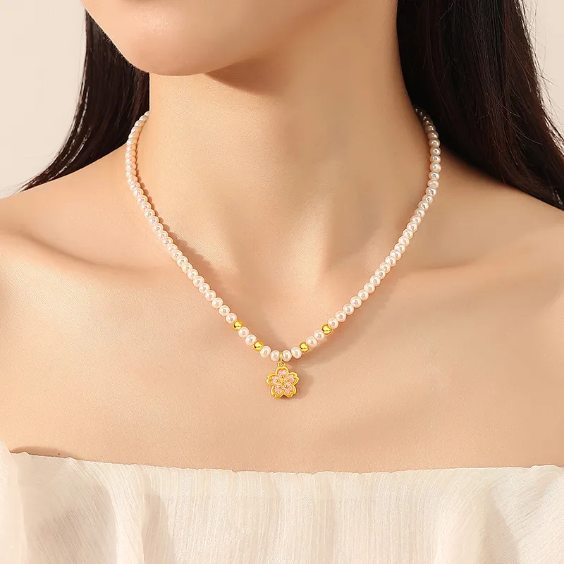 SINO GEM Pearl Necklaces Women's-4