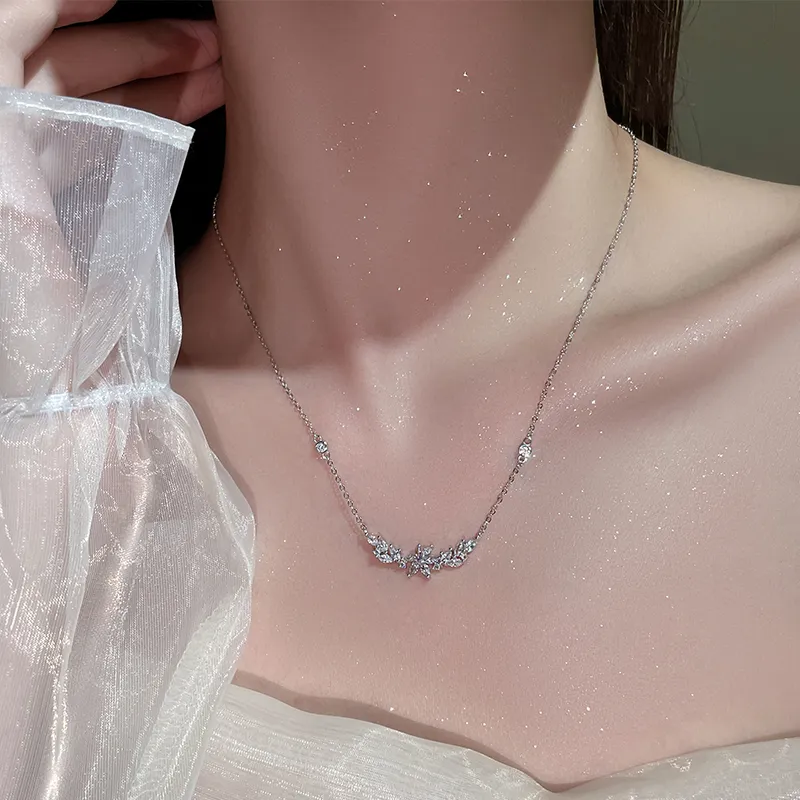 SINO GEM 925 Sterling Silver Necklaces Women's-2