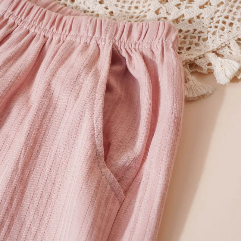 Dorame Pajama Pants Women's Pink-5