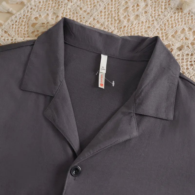 Dorame Pajama Set Men's Gift Box Set Dark Gray-2