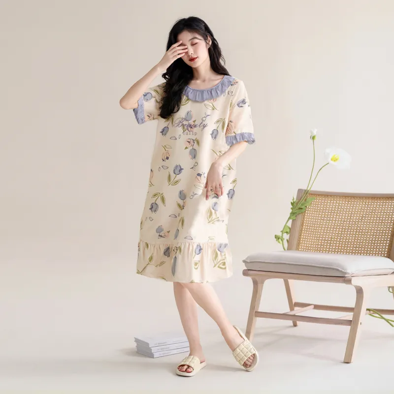 Dorame Women's Nightgowns-4