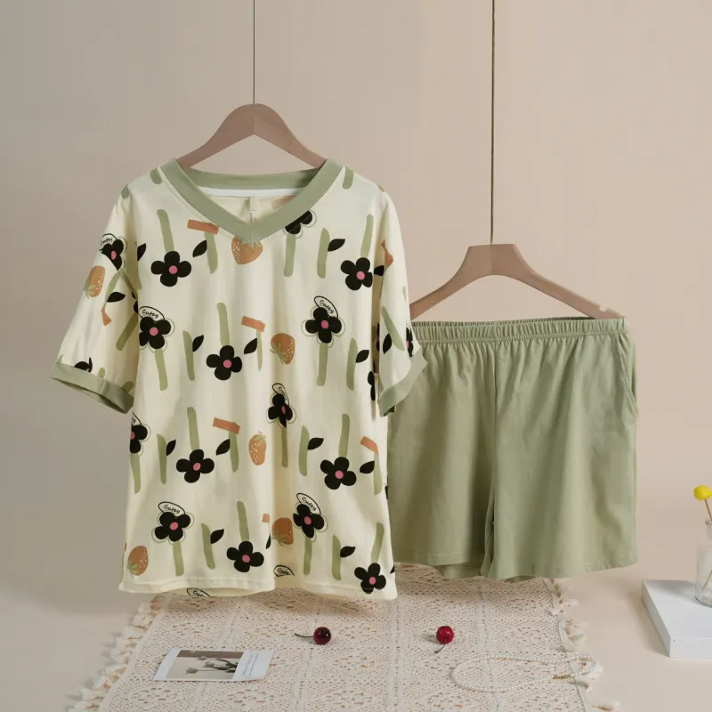 Dorame Pajama Set Women's Image Color-1