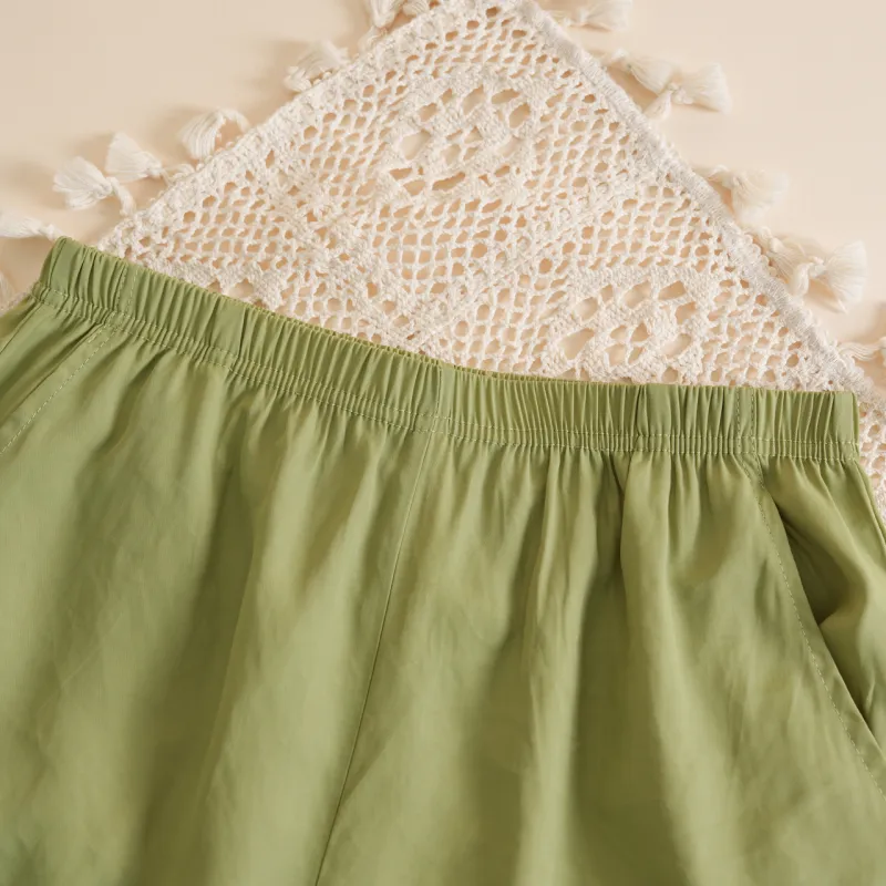 Dorame Pajama Pants Women's Green-3
