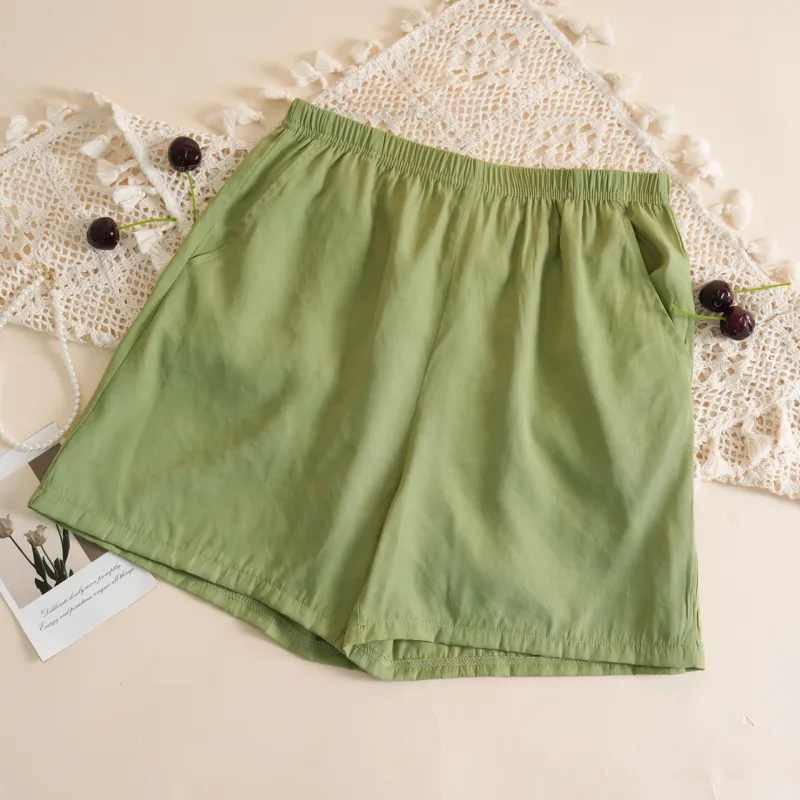 Dorame Pajama Pants Women's Green-2