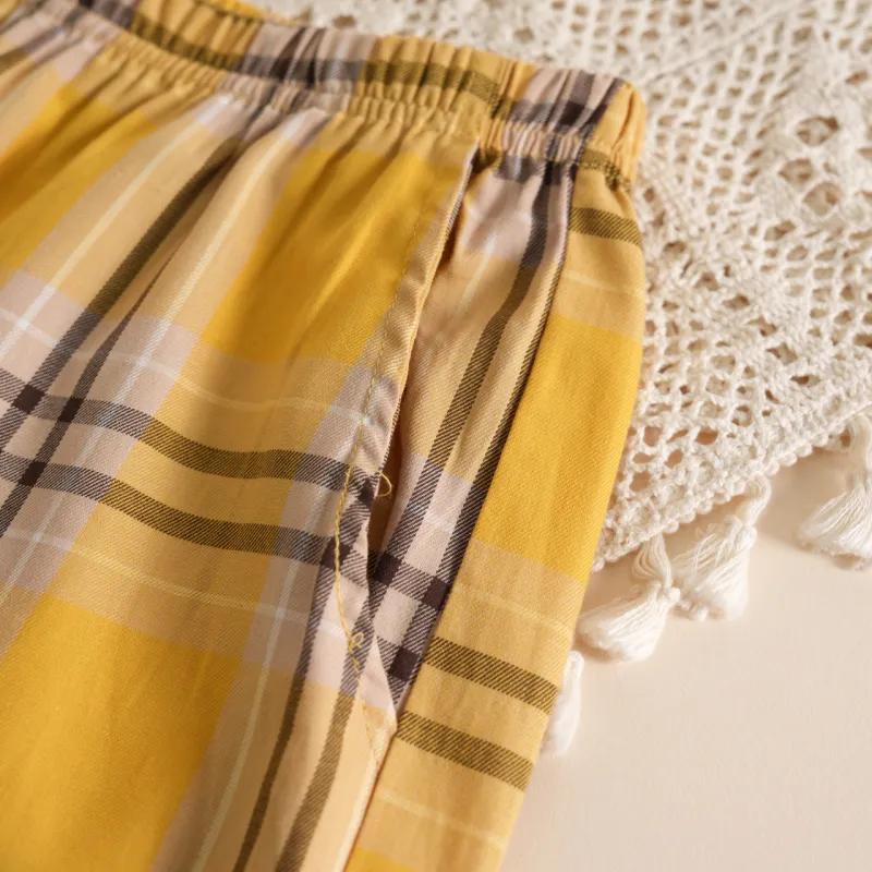Dorame Pajama Set Women's Yellow-5