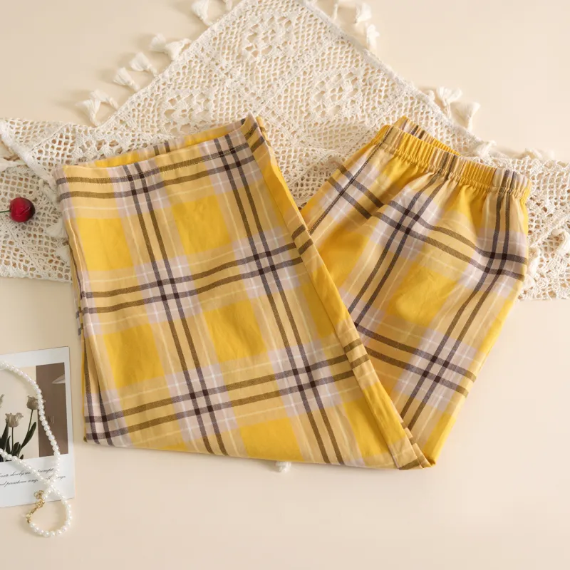 Dorame Pajama Set Women's Yellow-5