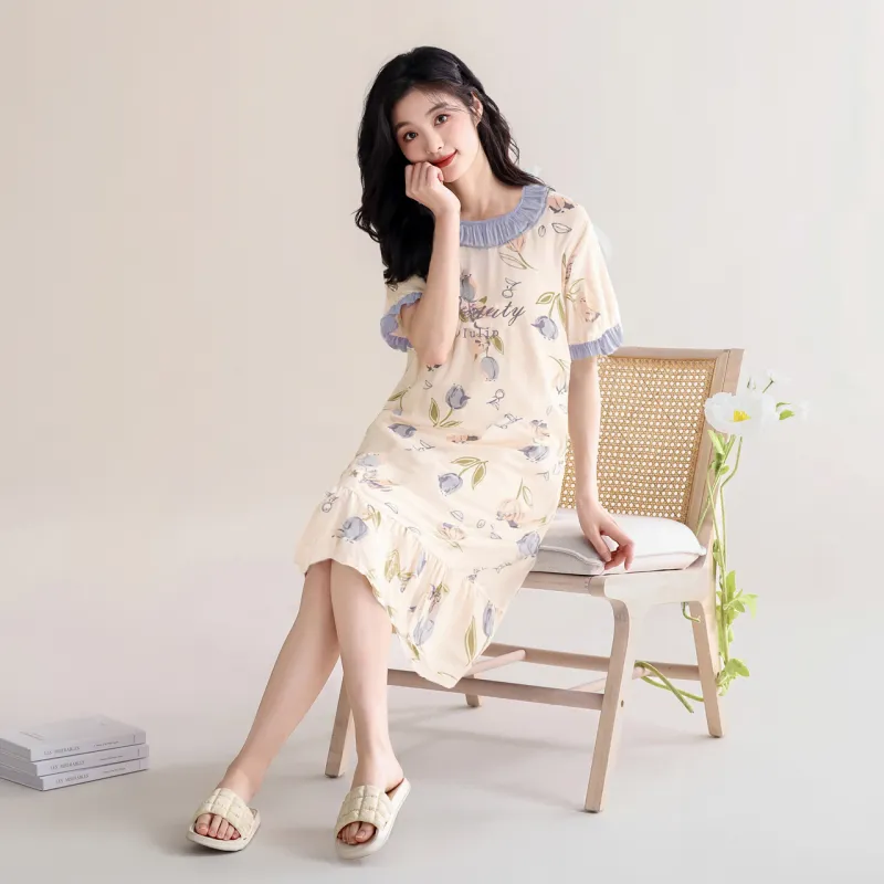 Dorame Women's Nightgowns-5