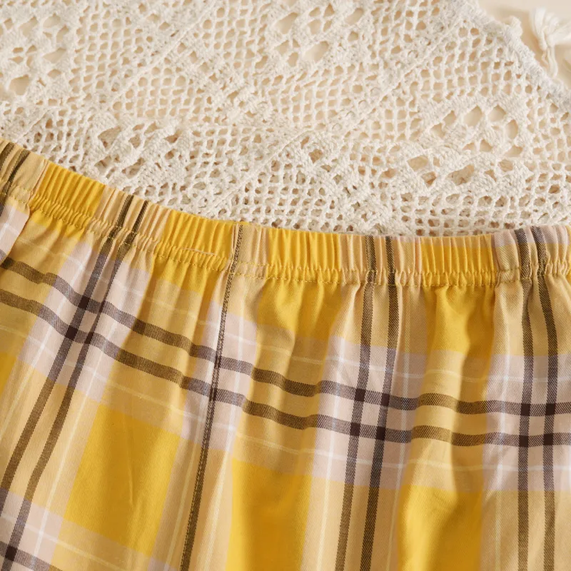Dorame Pajama Set Women's Yellow-4